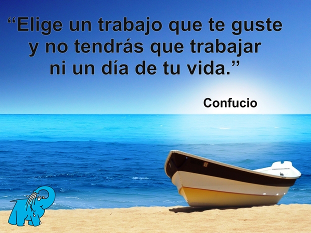 Una Enseñanza de Confucio en la Frase del Día del Elefante Azul de Avilés